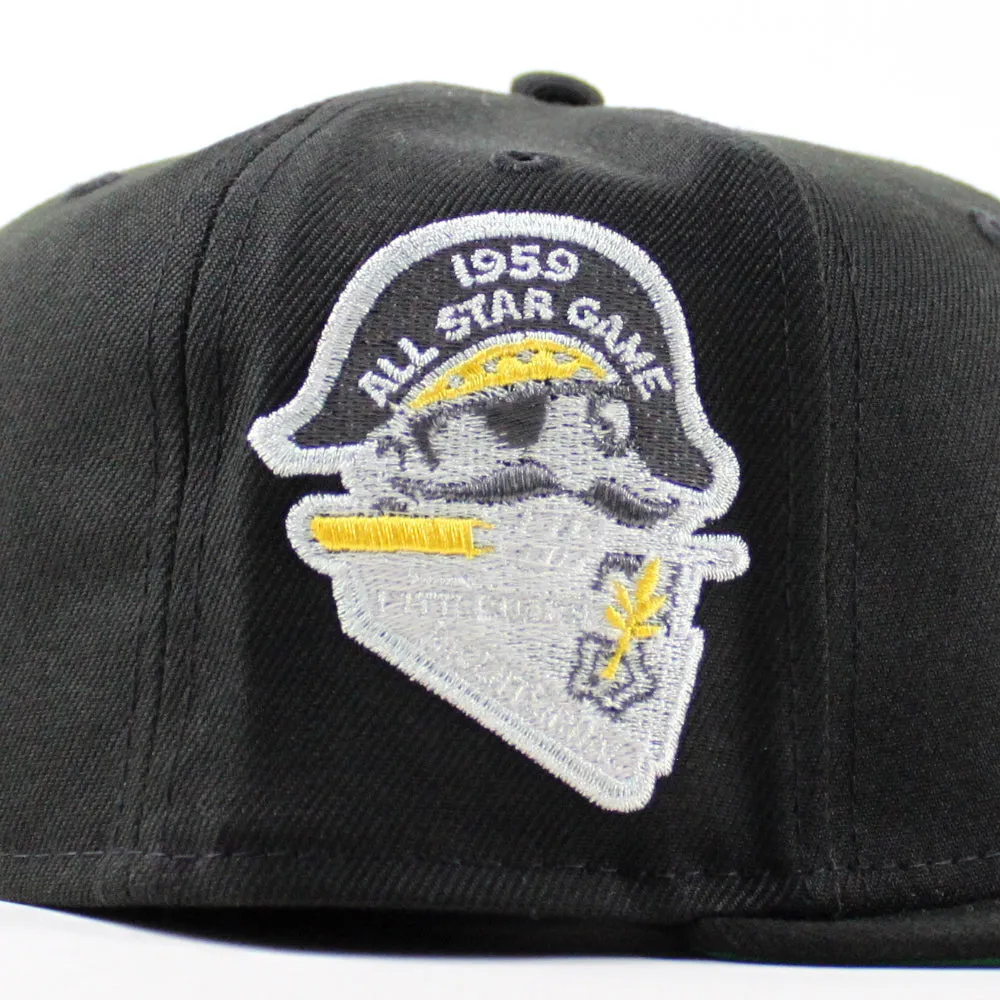 Pittsburgh Pirates 1996 All Star Game 59Fifty New Era Fitted Hats (Metallic Iris Pack Black Blue Green Under Brim)