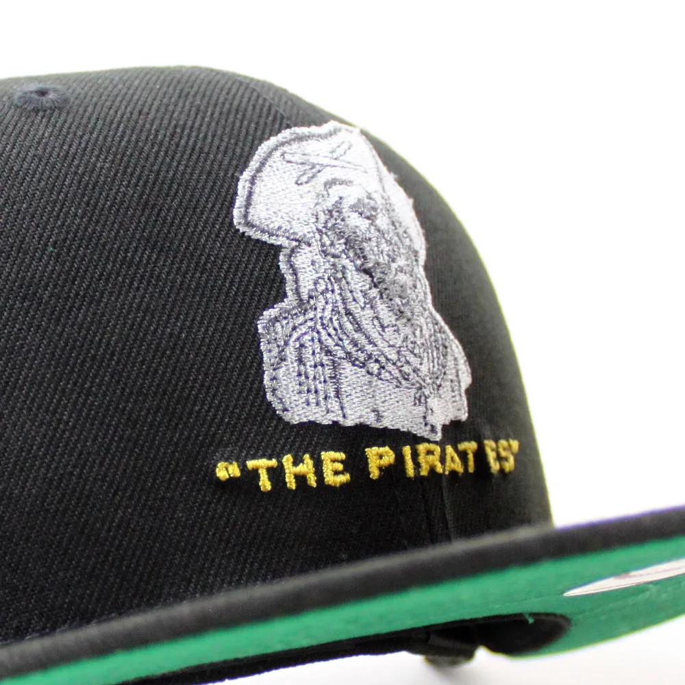Pittsburgh Pirates 1996 All Star Game 59Fifty New Era Fitted Hats (Metallic Iris Pack Black Blue Green Under Brim)