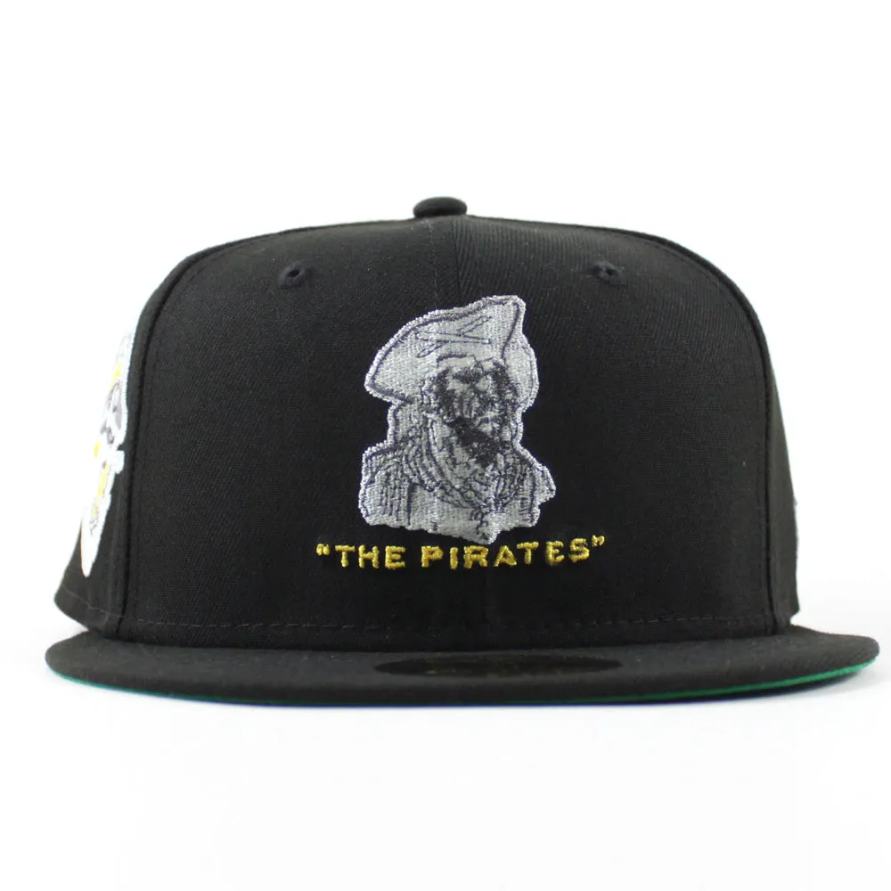 Pittsburgh Pirates 1996 All Star Game 59Fifty New Era Fitted Hats (Metallic Iris Pack Black Blue Green Under Brim)