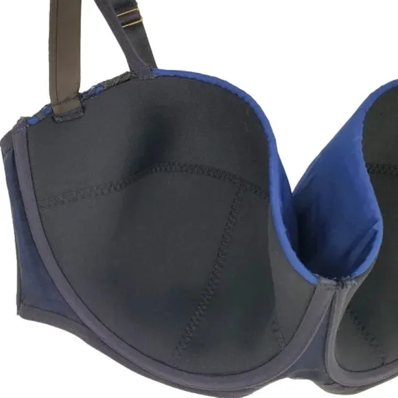 Playful Promises Bra Sexy Lingerie Plus size Curvy Full Coverage Underwire 44I