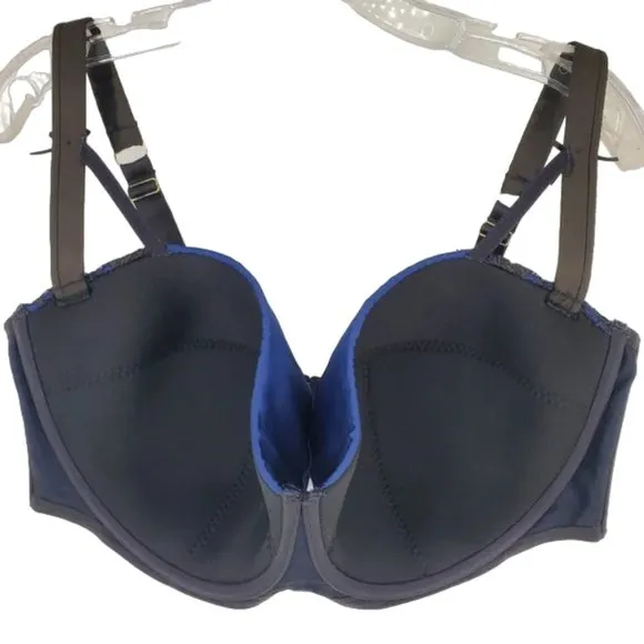 Playful Promises Bra Sexy Lingerie Plus size Curvy Full Coverage Underwire 44I