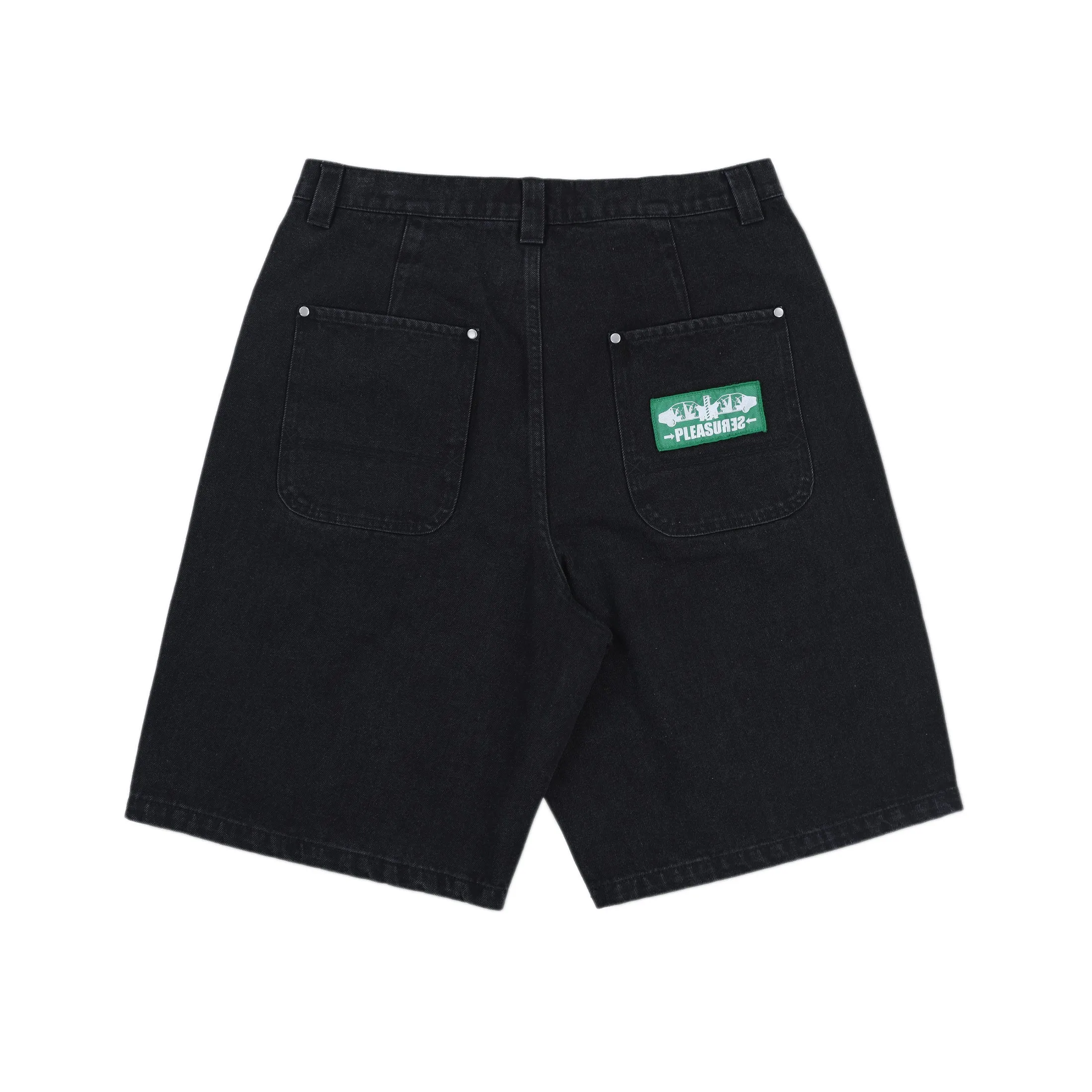Pleasures Collision Jorts 'Black'