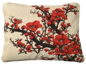 Plum Blossom Decorative Pillow NCU-343A