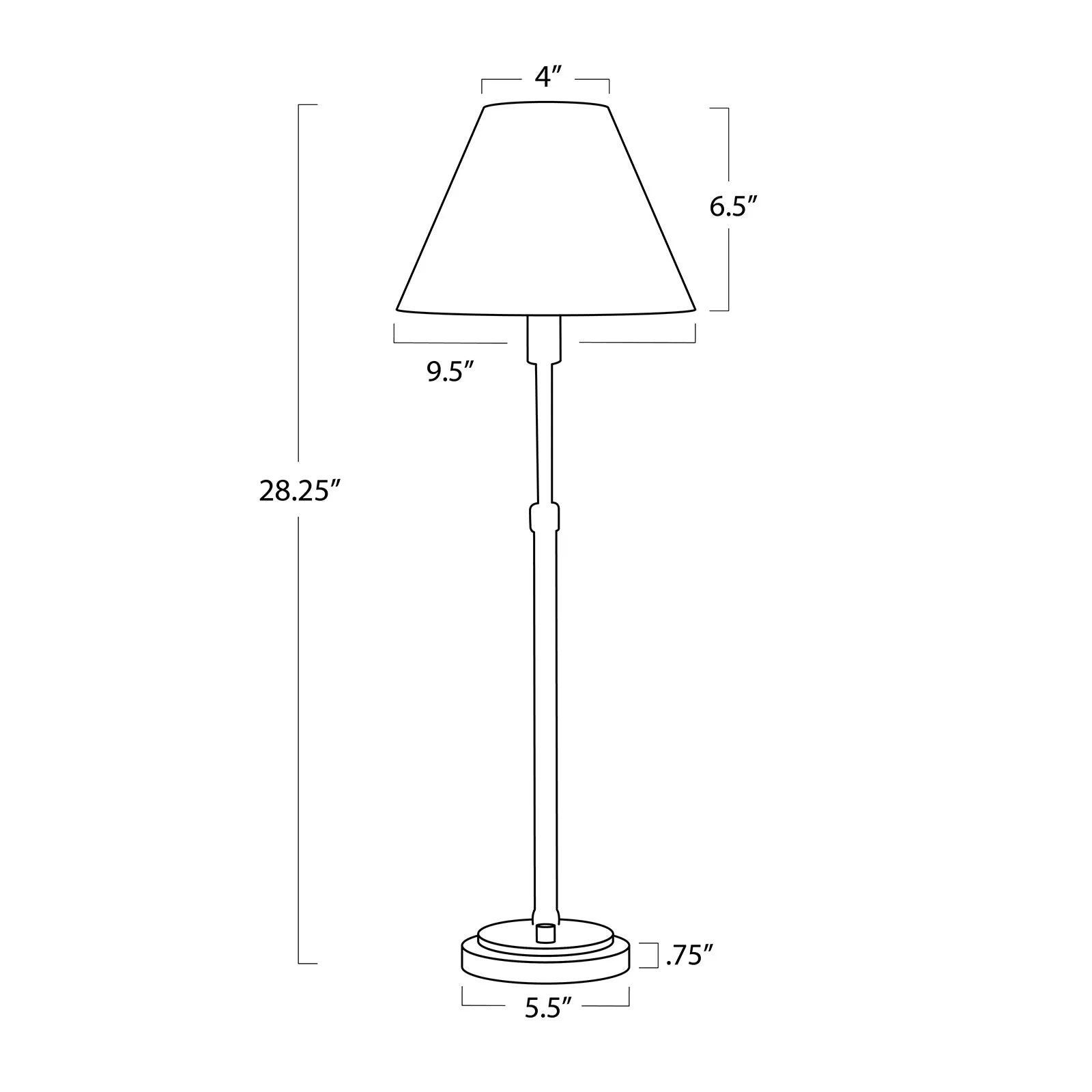 Polly Buffet Lamp (Natural Brass or Blackened Brass with Rattan Shade)