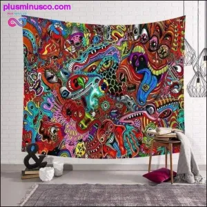 Polyster Hippie Mandala Pattern Tapestry Abstract Painting