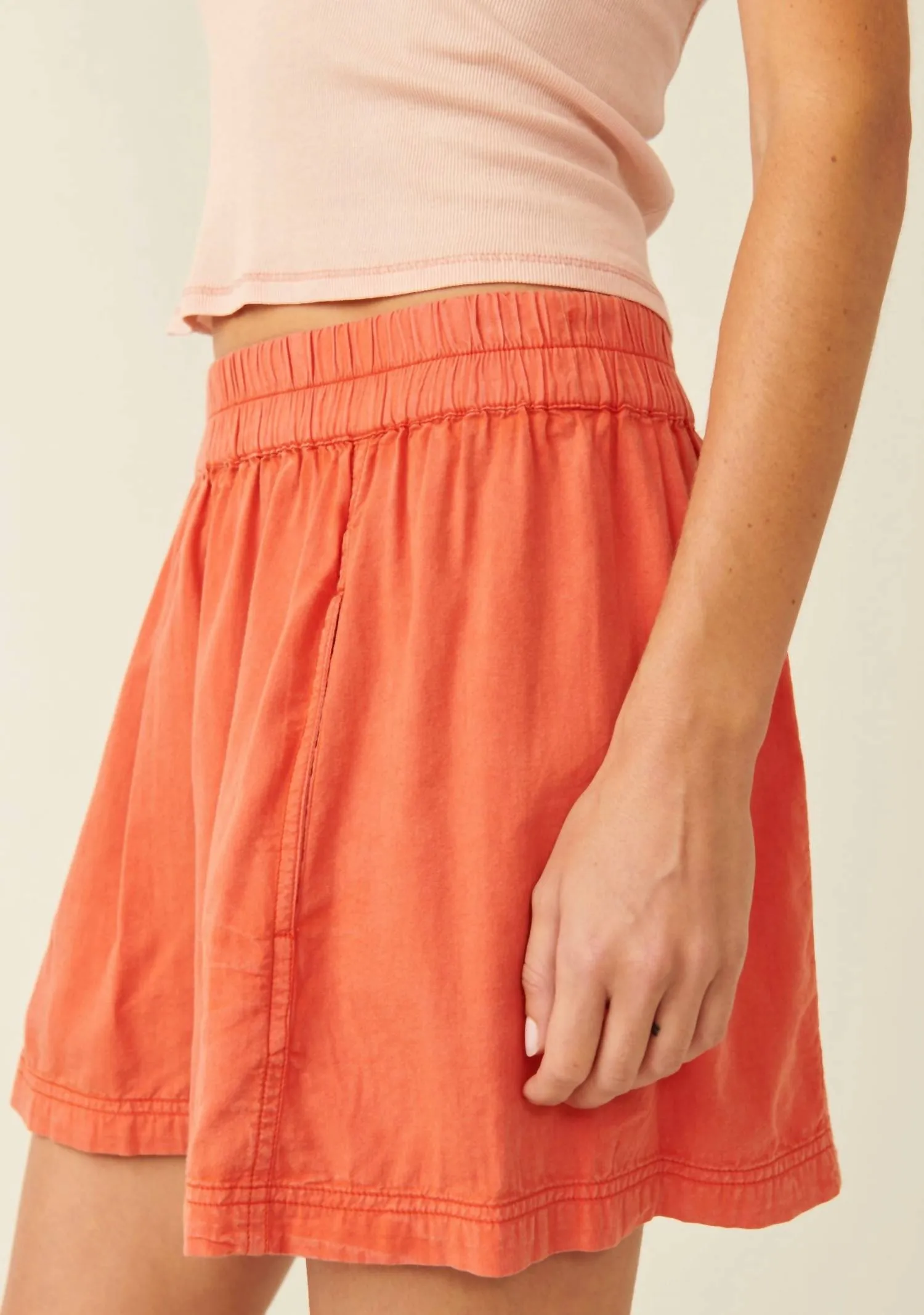 Poplin Pull On Short