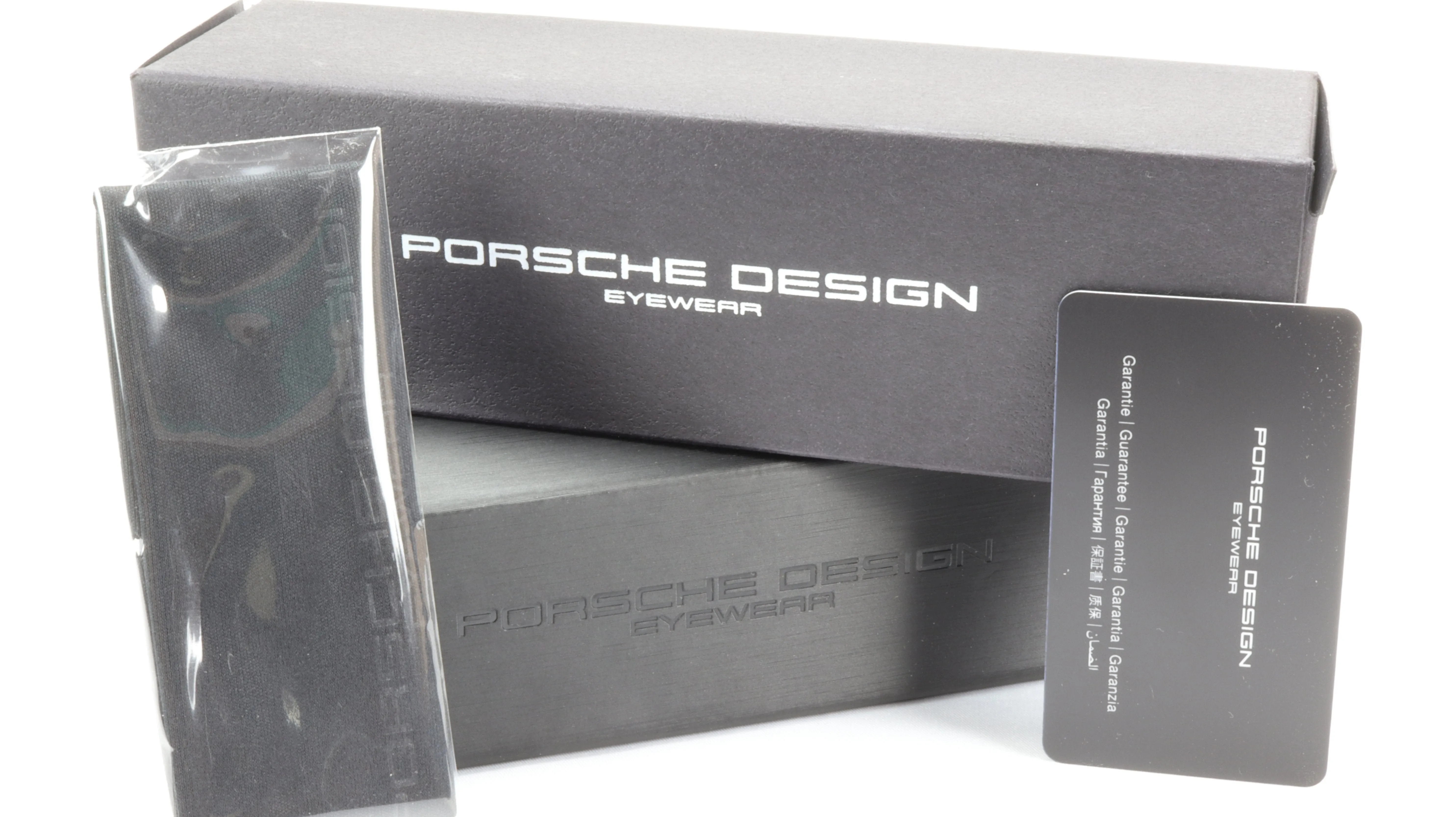 Porsche Eyewear in gunmetal Black from Japan