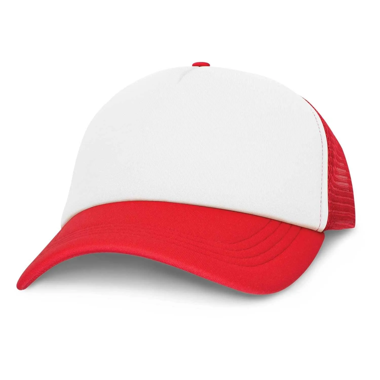 Premium Mesh Cap- White Front(SHW-08T)