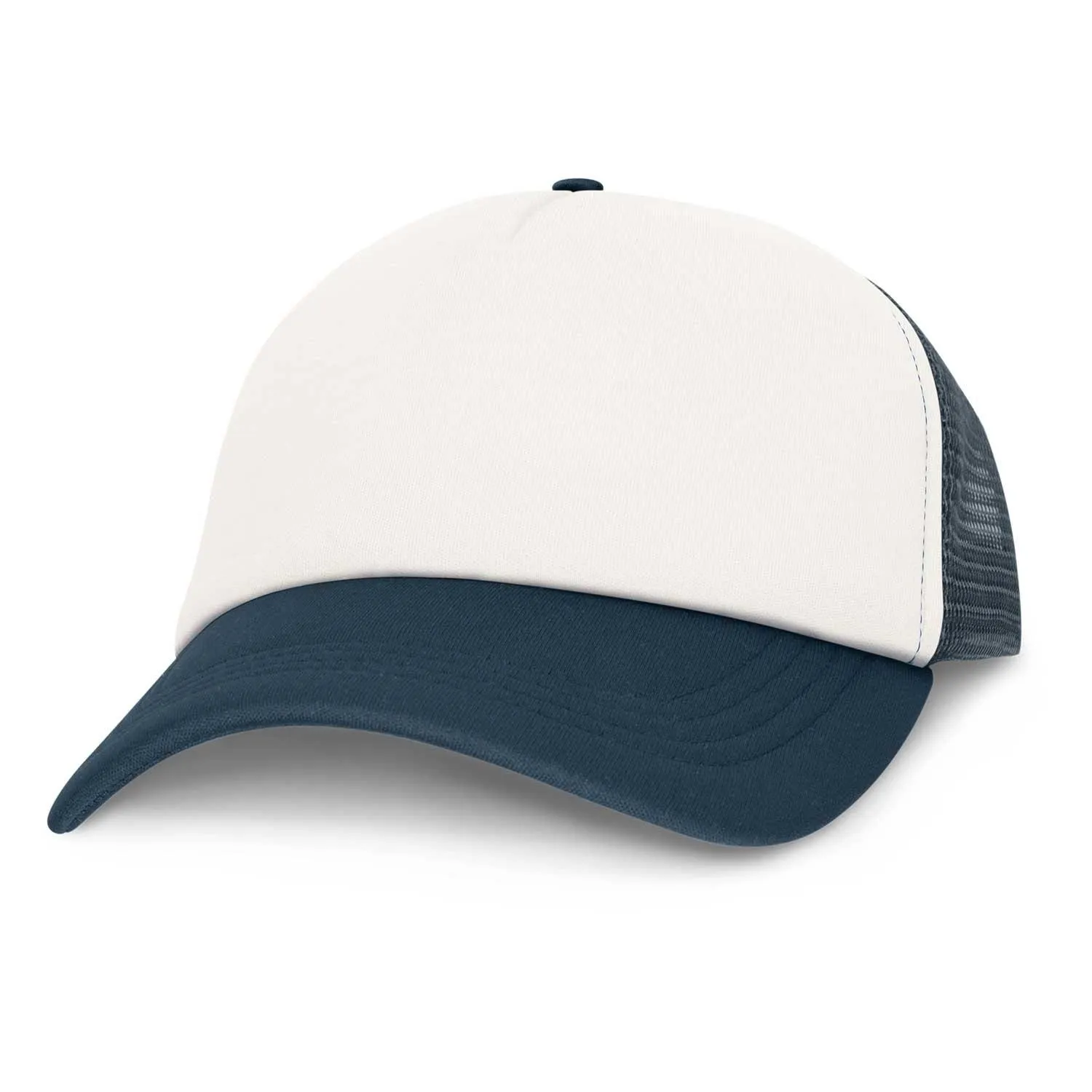 Premium Mesh Cap- White Front(SHW-08T)