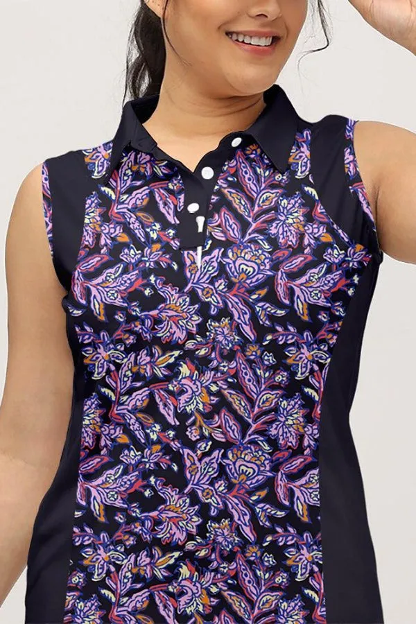 Pretty Feminine-Polo Top UPF50 