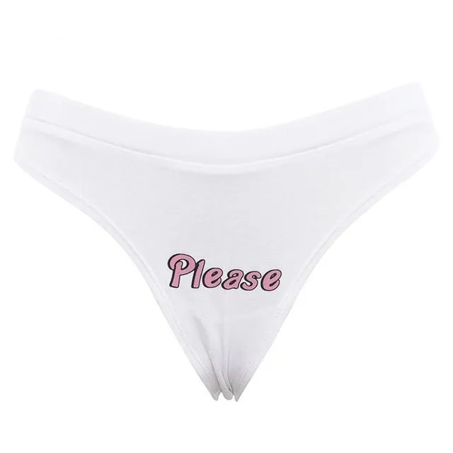 Pretty Please Print Panties