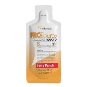 ProSource NoCarb Liquid Protein Berry Punch 30 ml