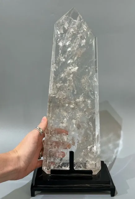 Quartz Tower with Custom Stand