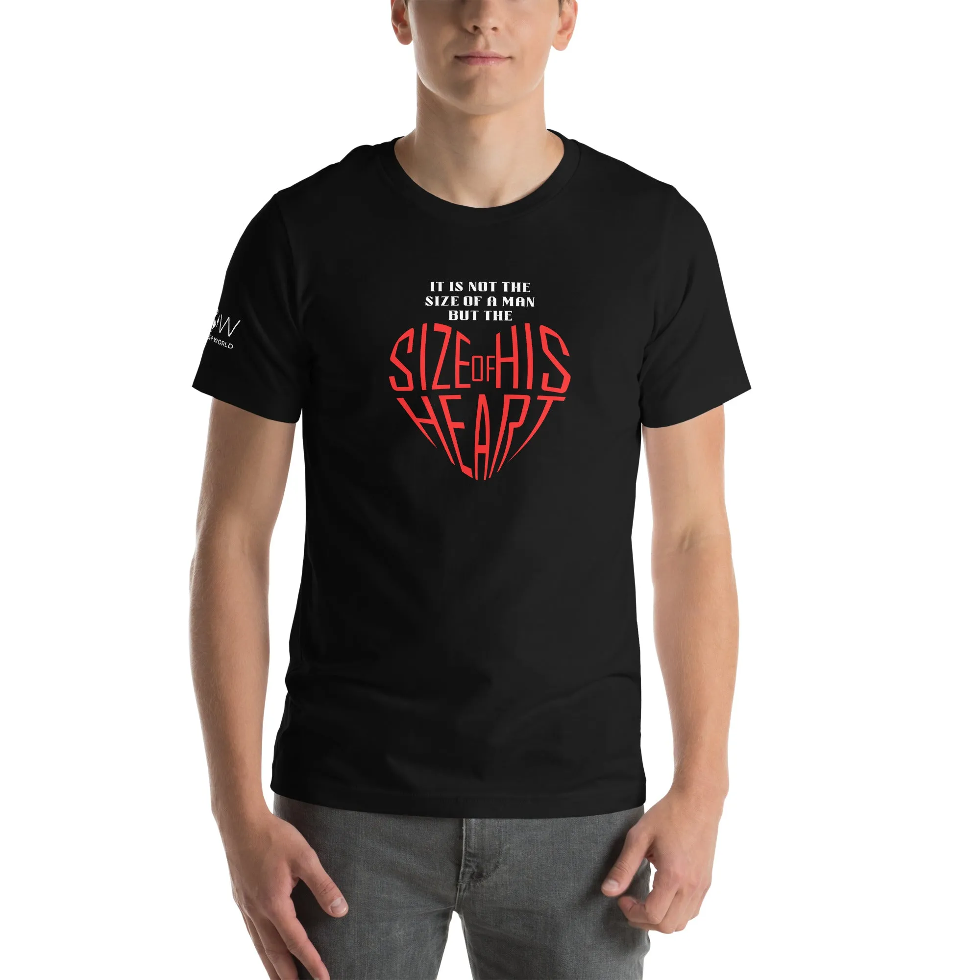 "Size of His Heart" Men's T-Shirt