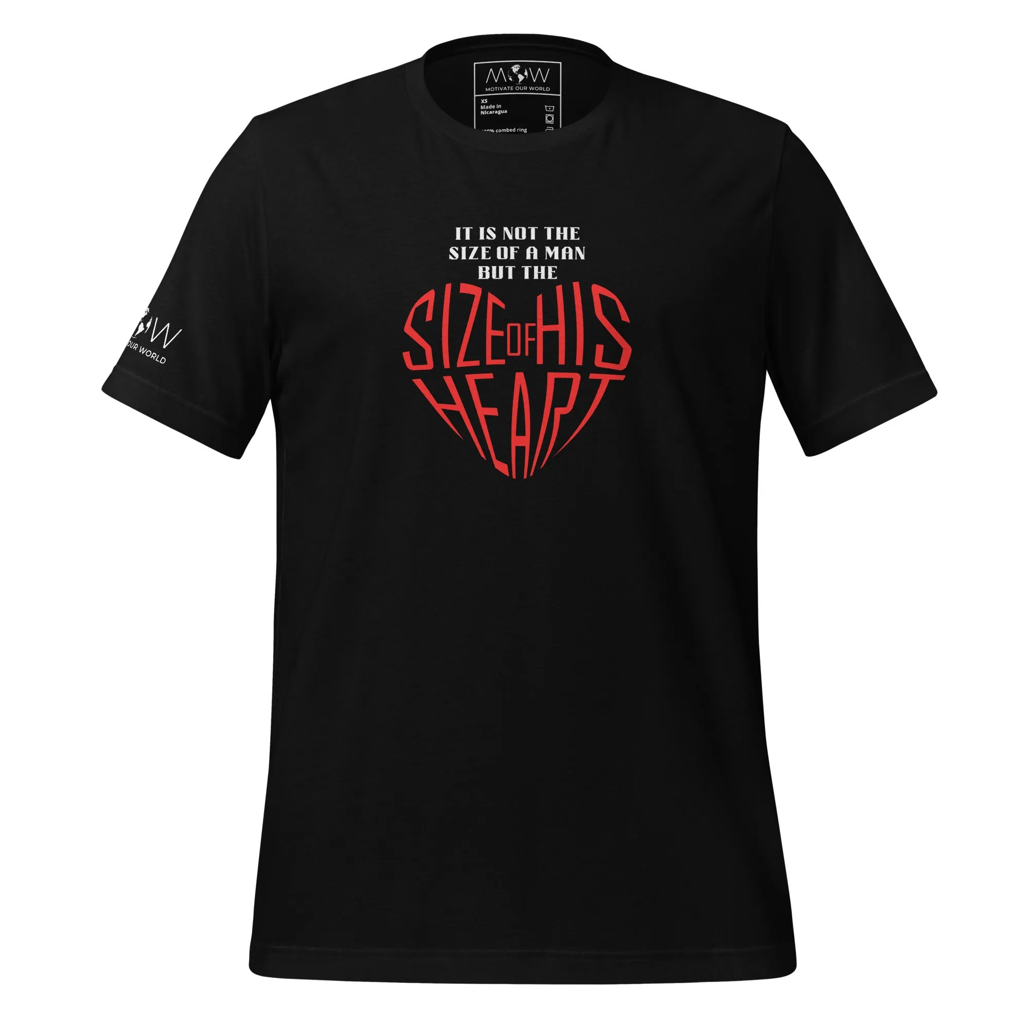 "Size of His Heart" Men's T-Shirt