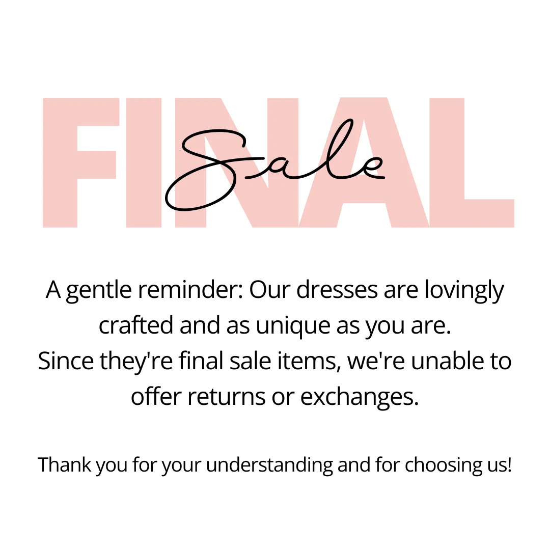 "The Francesca" Dress ~ Final Sale