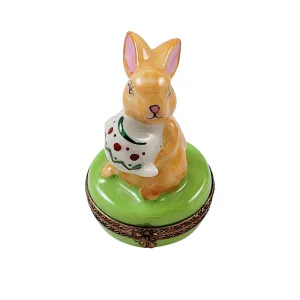 Rabbit with Watering Can limoges box