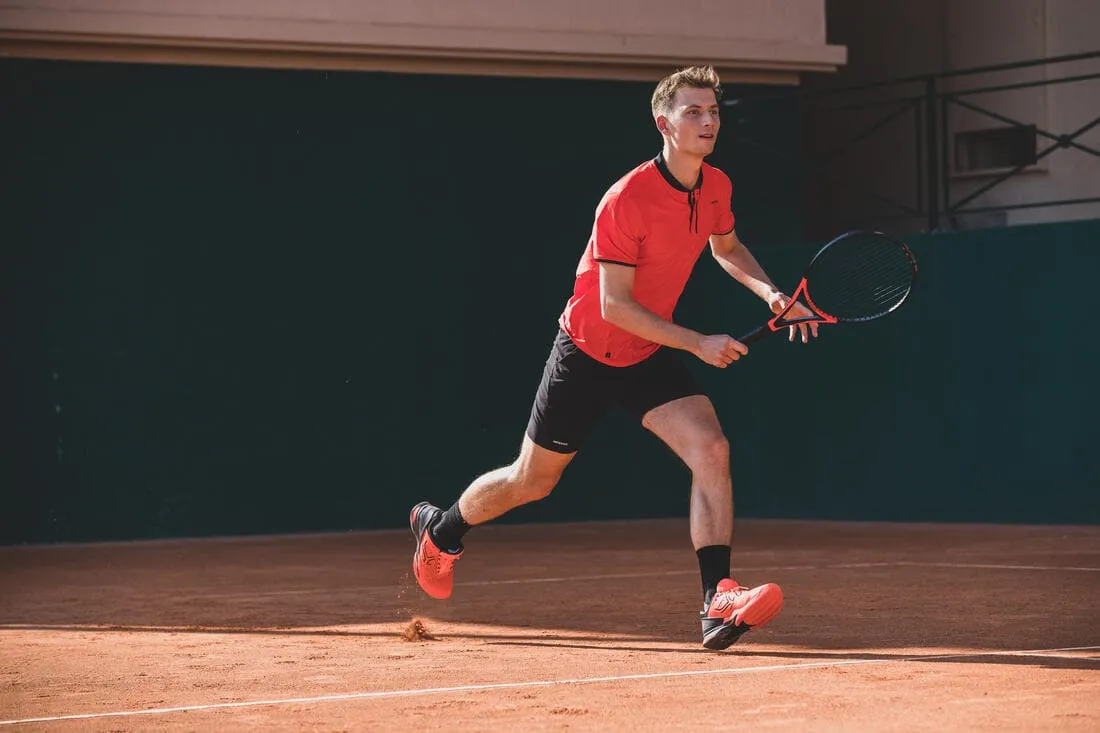 Raquette de tennis adulte - ARTENGO TR990 POWER PRO Rouge Noir 300g