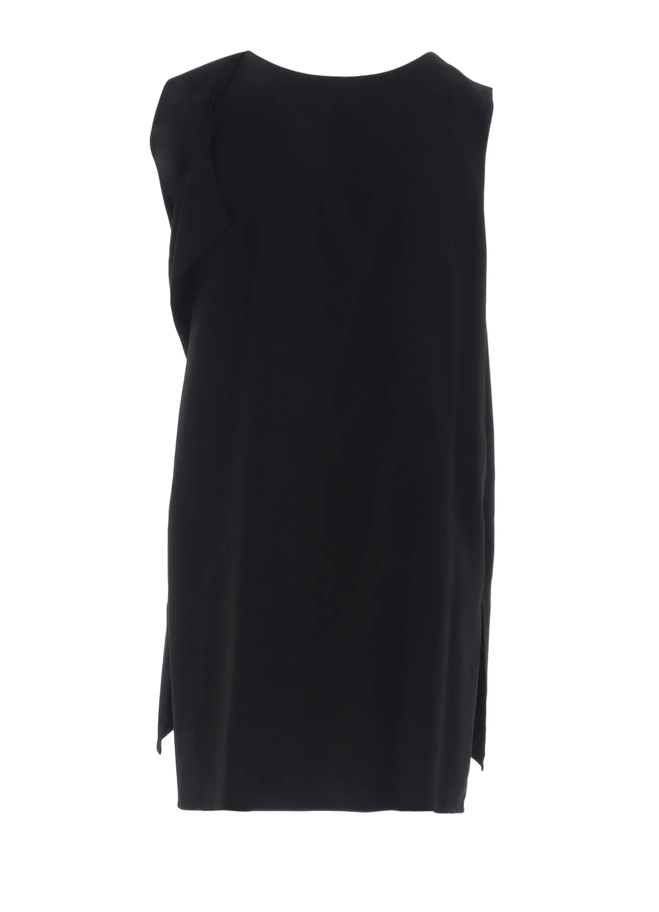 RAYON CAMBRIC FRONT DOUBLE DRAPE BLOUSE