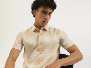 Regular Fit Spread Collar Checkered Shirt