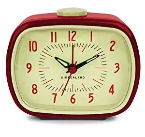 Retro Alarm Clock Red