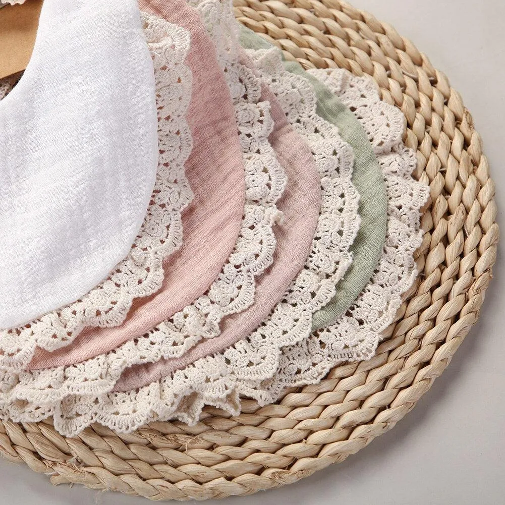 Retro Baby Bib & Bow Set