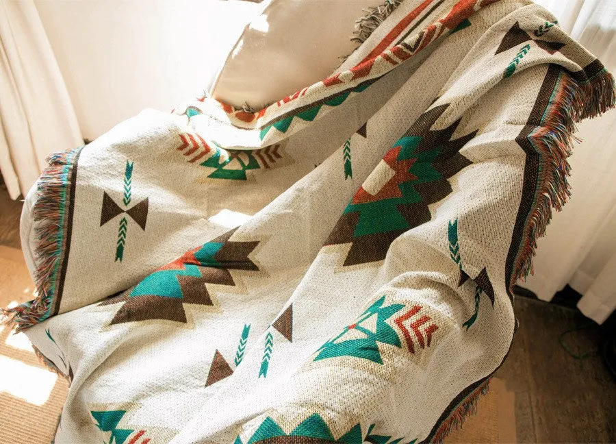 Retro Casual Sofa Cover Blanket