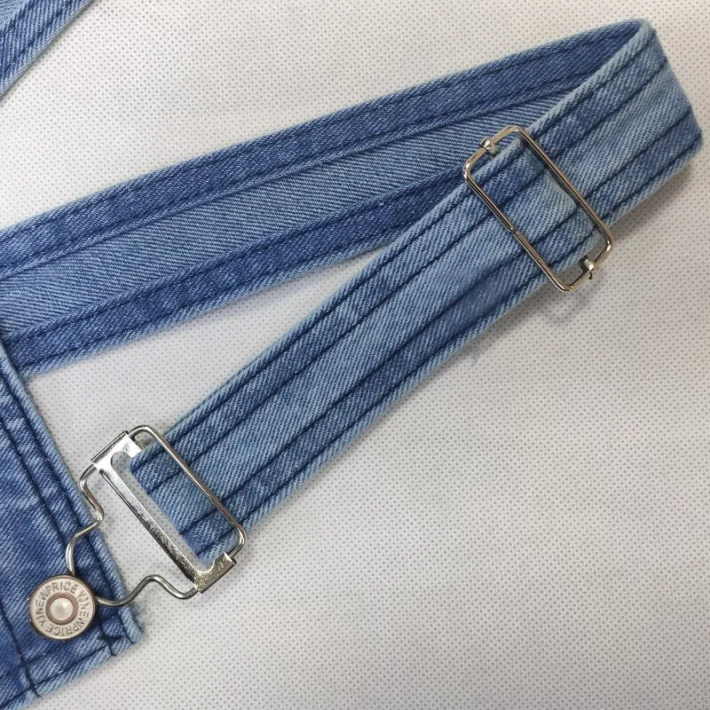 Retro Denim Flower Power Dungarees