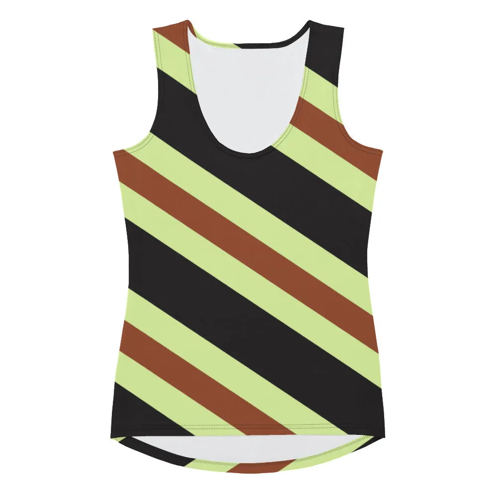 Retro Stripes - Inspired By Harry Styles - Sustainably Made Tank Top
