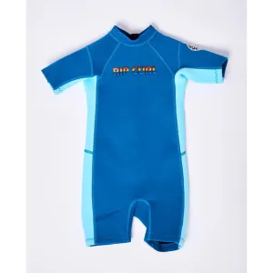 RIP CURL GROMS OMEGA 1.5MM BACK ZIP AQUA