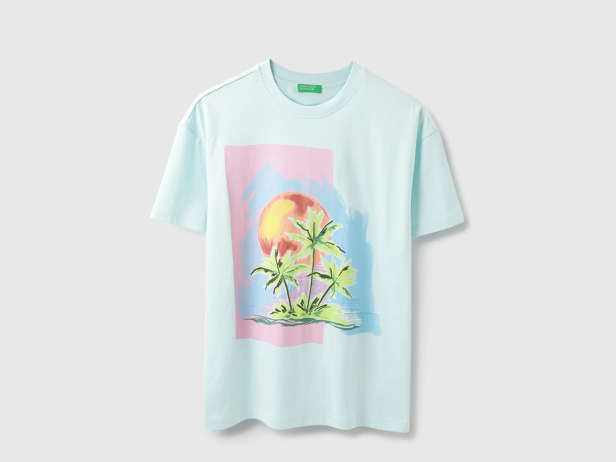 Round Neck Tropical T-shirt
