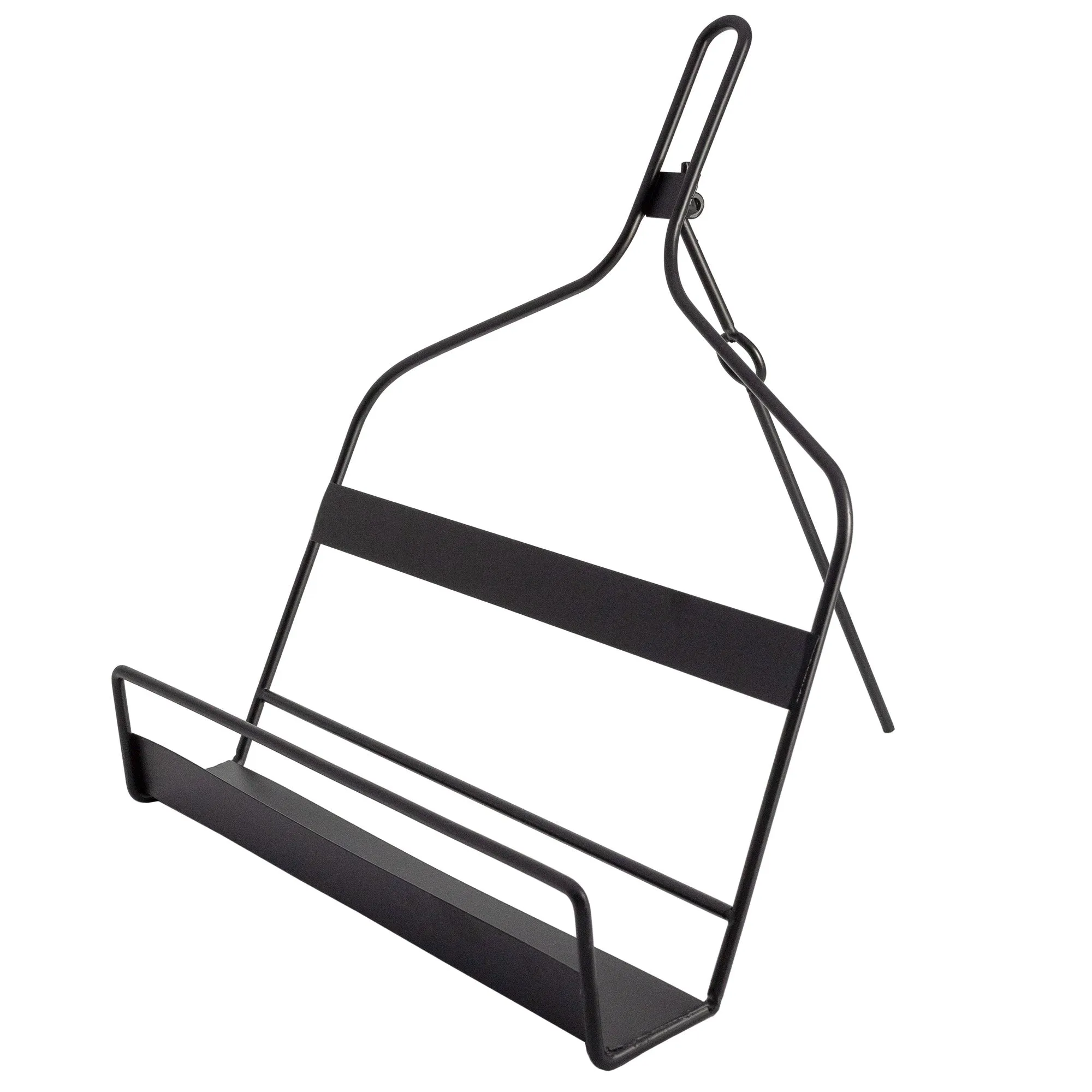 Rustic Black Metal Cookbook Stand (Case of 6)