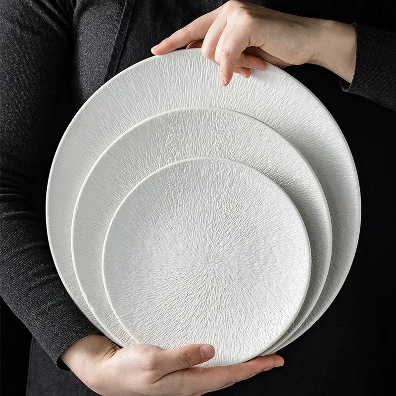 Saffron ceramic plates