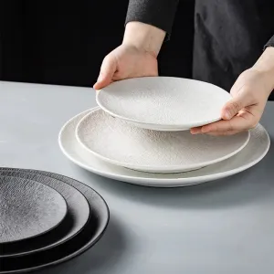 Saffron ceramic plates