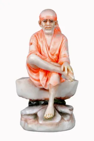 Sai Baba - Hand Painted Statue