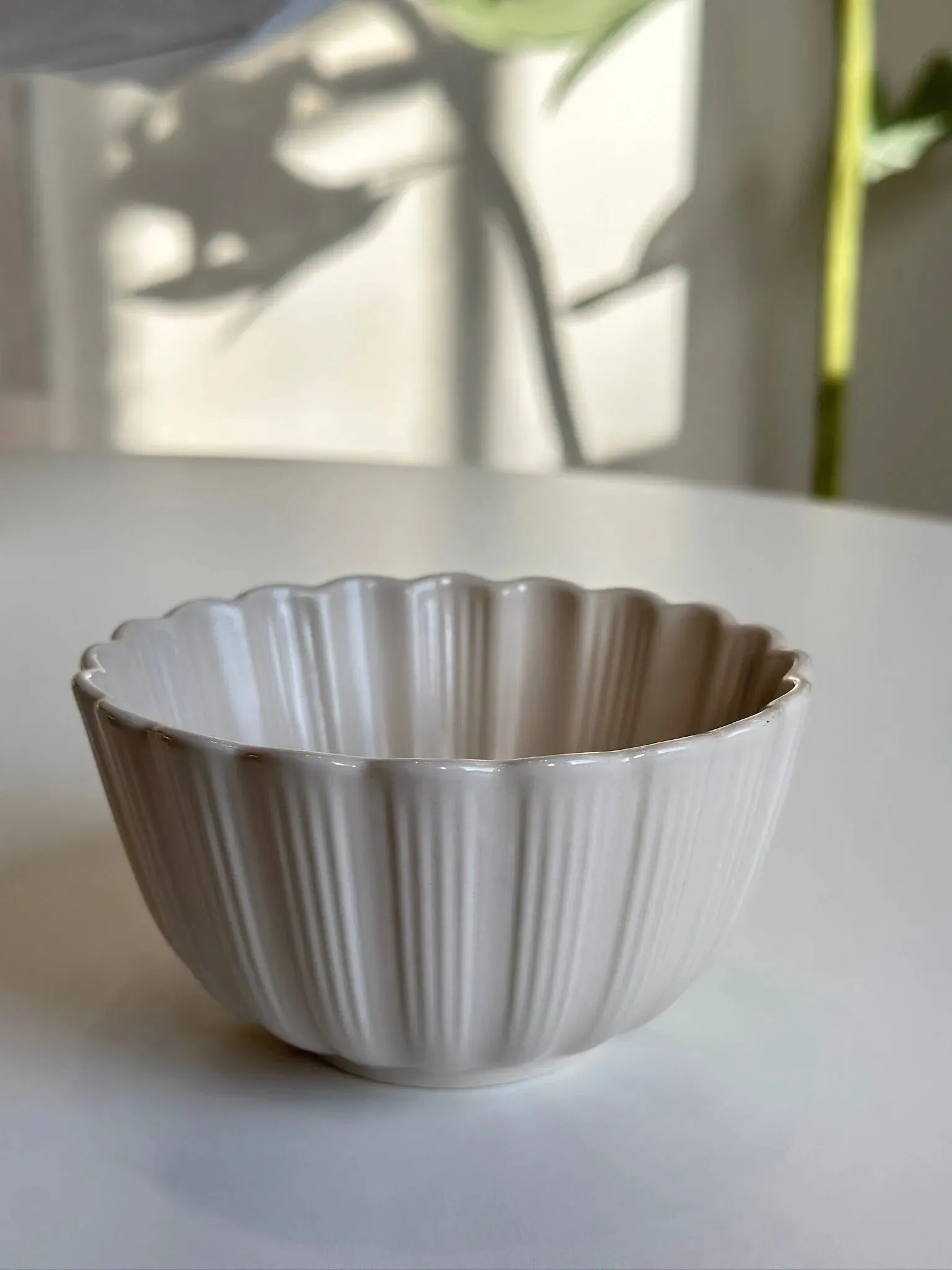 Scalloped Blossom Bowl
