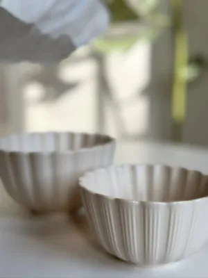 Scalloped Blossom Bowl