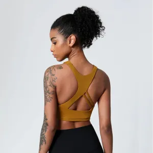 Seamless Push-Up Athletic Sports Bra