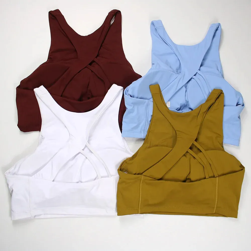 Seamless Push-Up Athletic Sports Bra