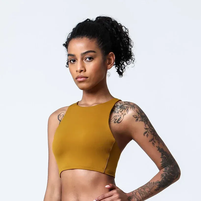 Seamless Push-Up Athletic Sports Bra