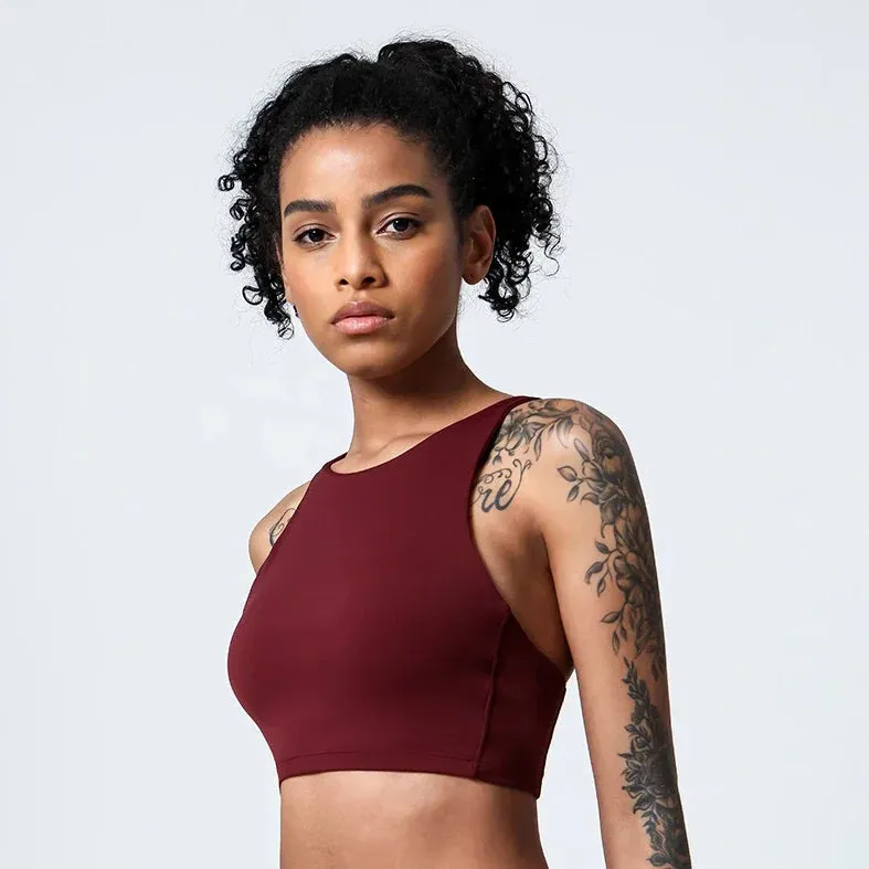Seamless Push-Up Athletic Sports Bra