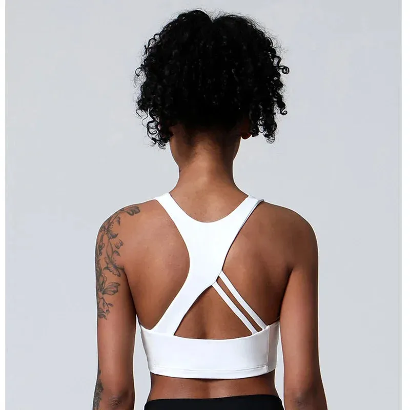 Seamless Push-Up Athletic Sports Bra