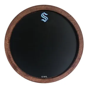 Seattle Kraken: Barrel Top Chalkboard Sign