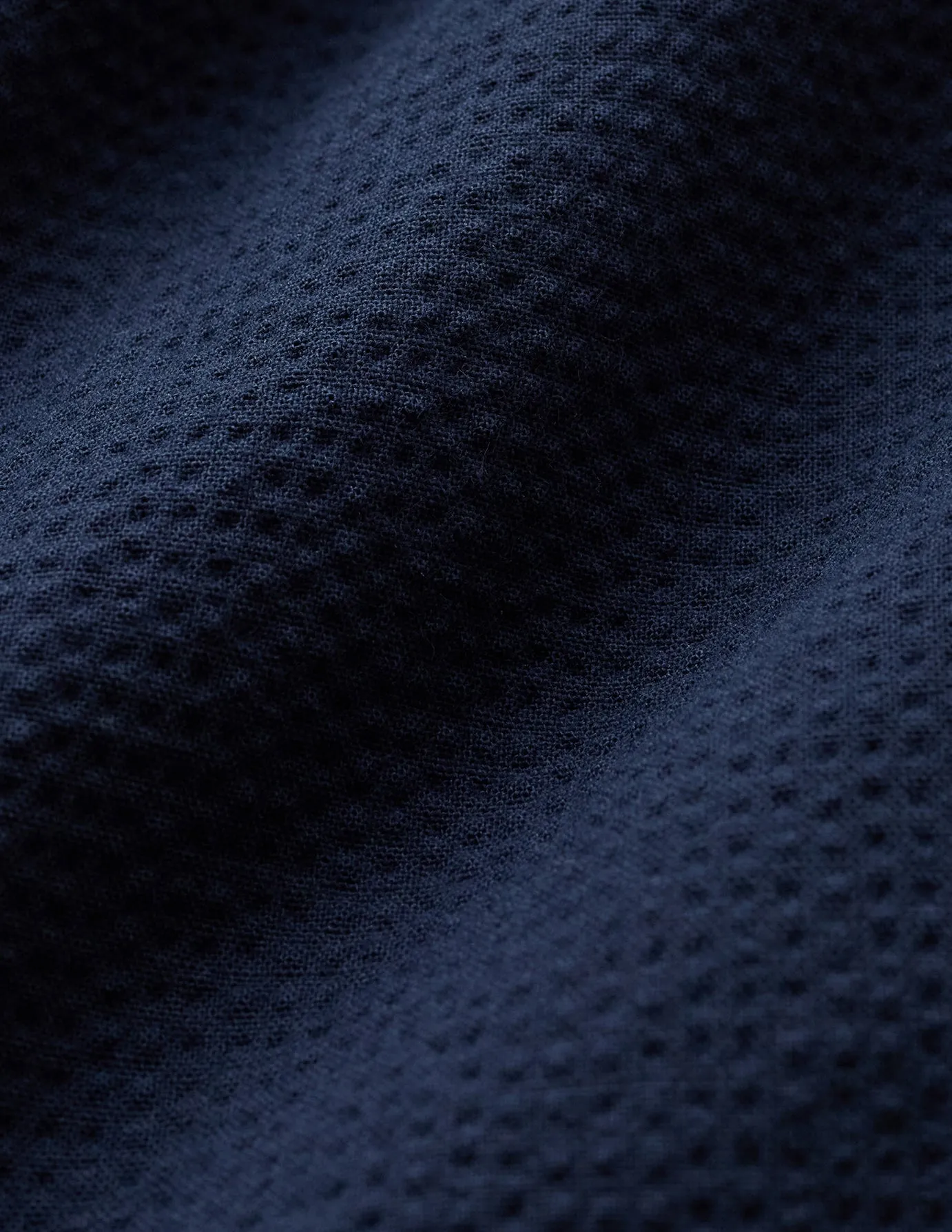 Seersucker Shorts Dark Navy
