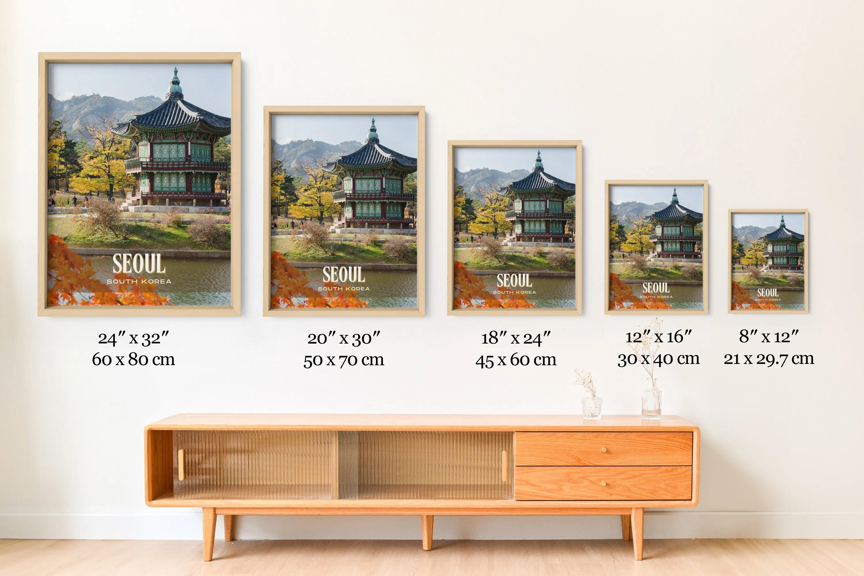 Seoul Retro Wall Art, South Korea