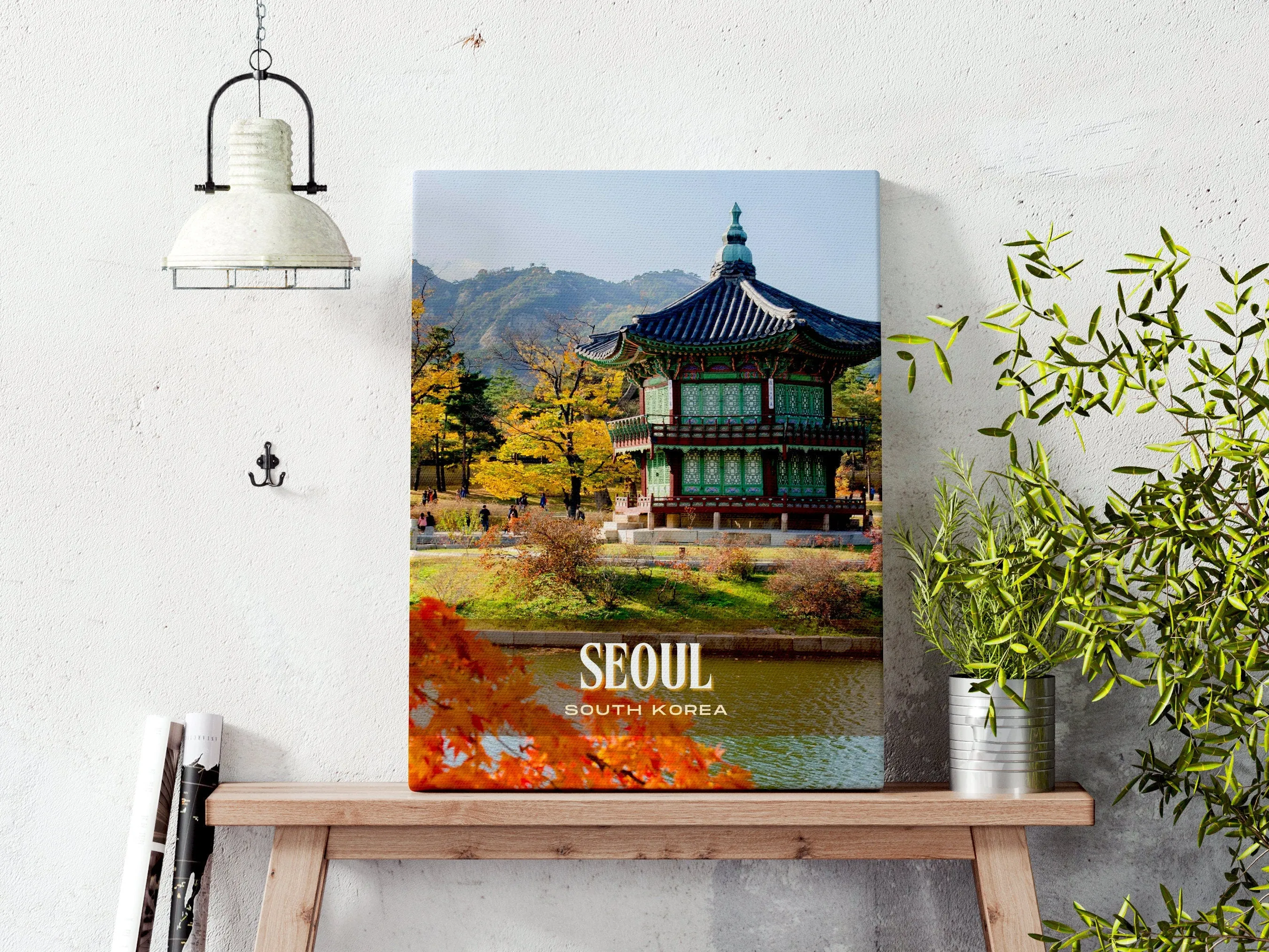 Seoul Retro Wall Art, South Korea