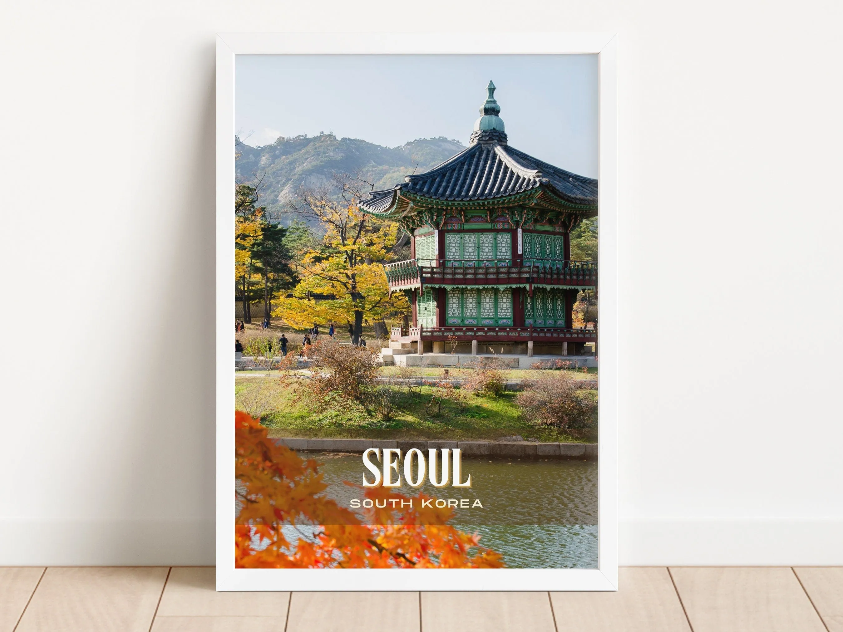 Seoul Retro Wall Art, South Korea