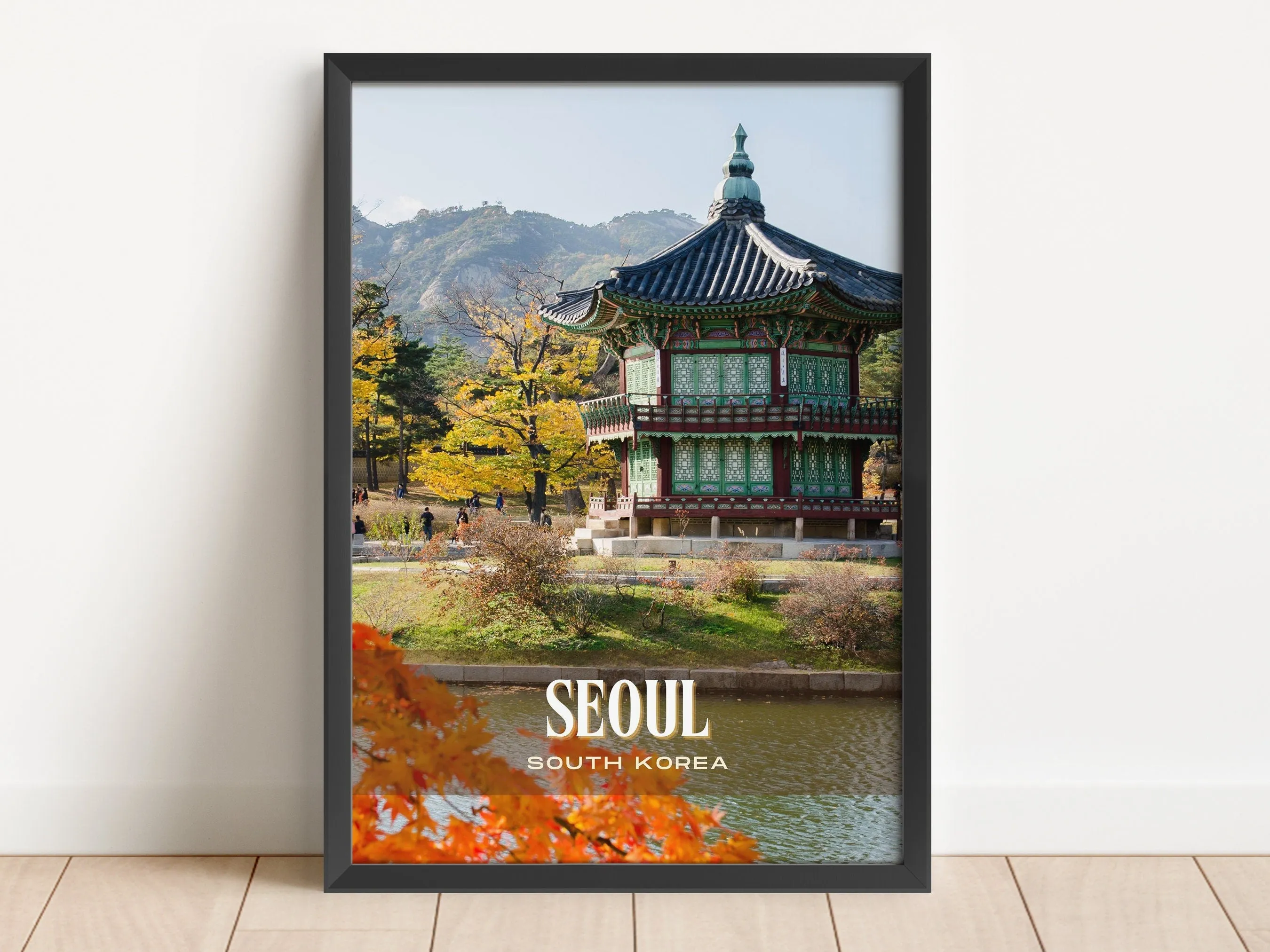 Seoul Retro Wall Art, South Korea