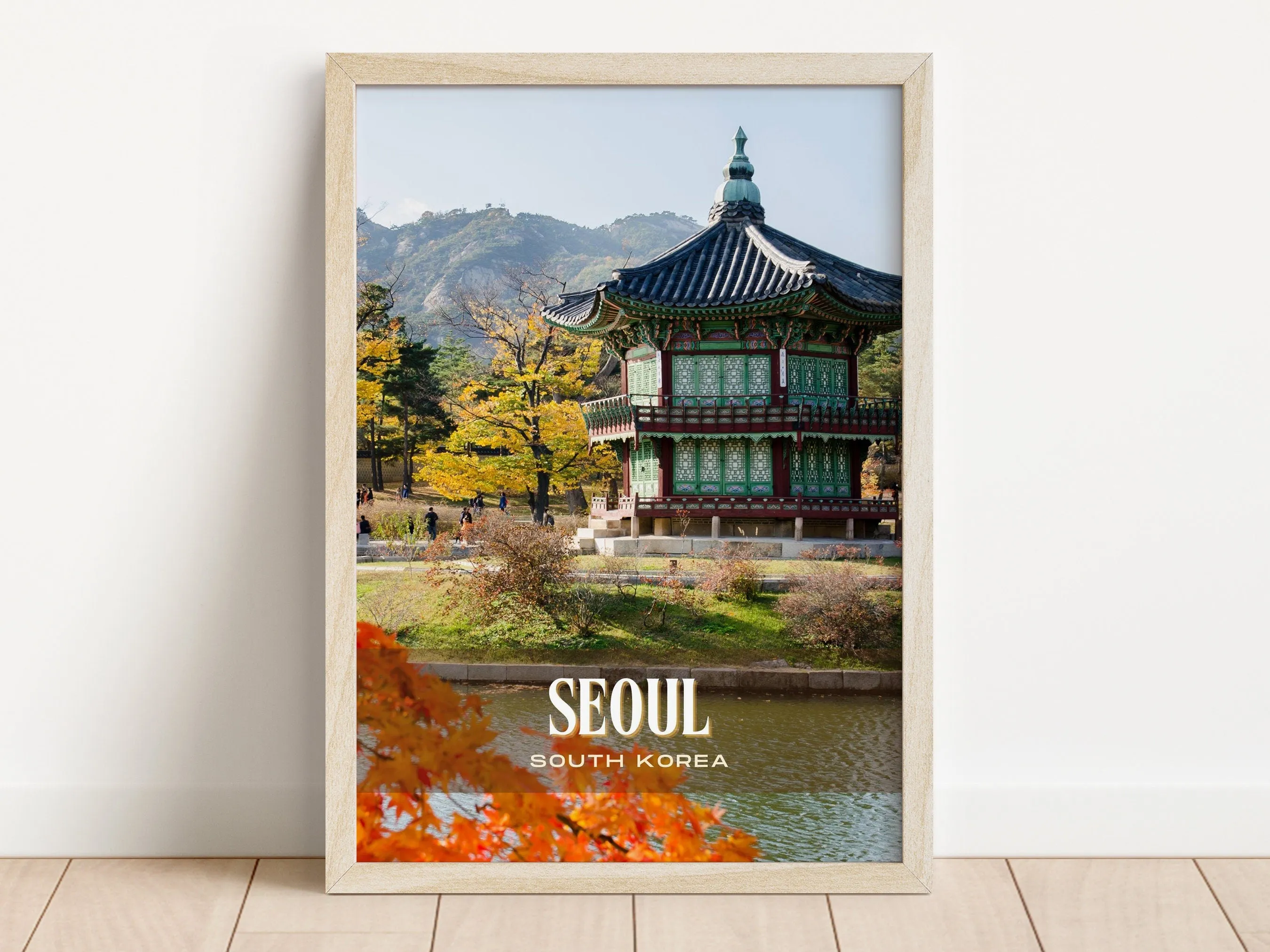 Seoul Retro Wall Art, South Korea