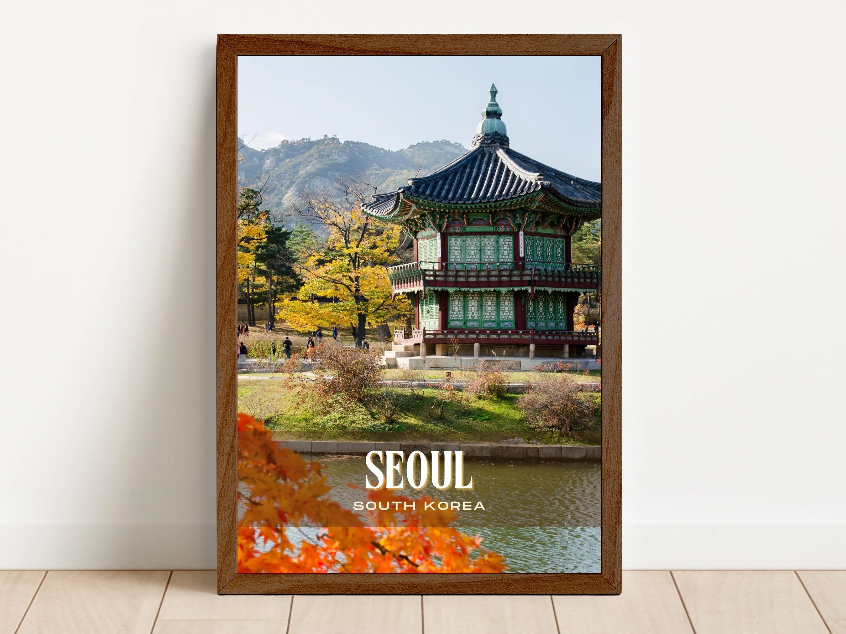 Seoul Retro Wall Art, South Korea